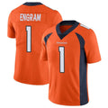 Parkc D.Broncos #1 Evan Engram Player Orange Color Vapor Untouchable Limited Game Stitched Jerseys
