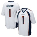 Parkc D.Broncos #1 Evan Engram Player White Game Stitched Jerseys