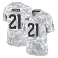 Parkc D.Broncos #21 Riley Moss Player Arctic Camo Salute To Service Limited Stitched Jerseys