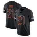Parkc D.Broncos #21 Riley Moss Player Black Impact Limited Game Stitched Jerseys
