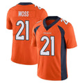 Parkc D.Broncos #21 Riley Moss Player Orange Color Vapor Untouchable Limited Game Stitched Jerseys