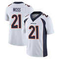 Parkc D.Broncos #21 Riley Moss Player White Vapor Untouchable Limited Home Game Stitched Jerseys