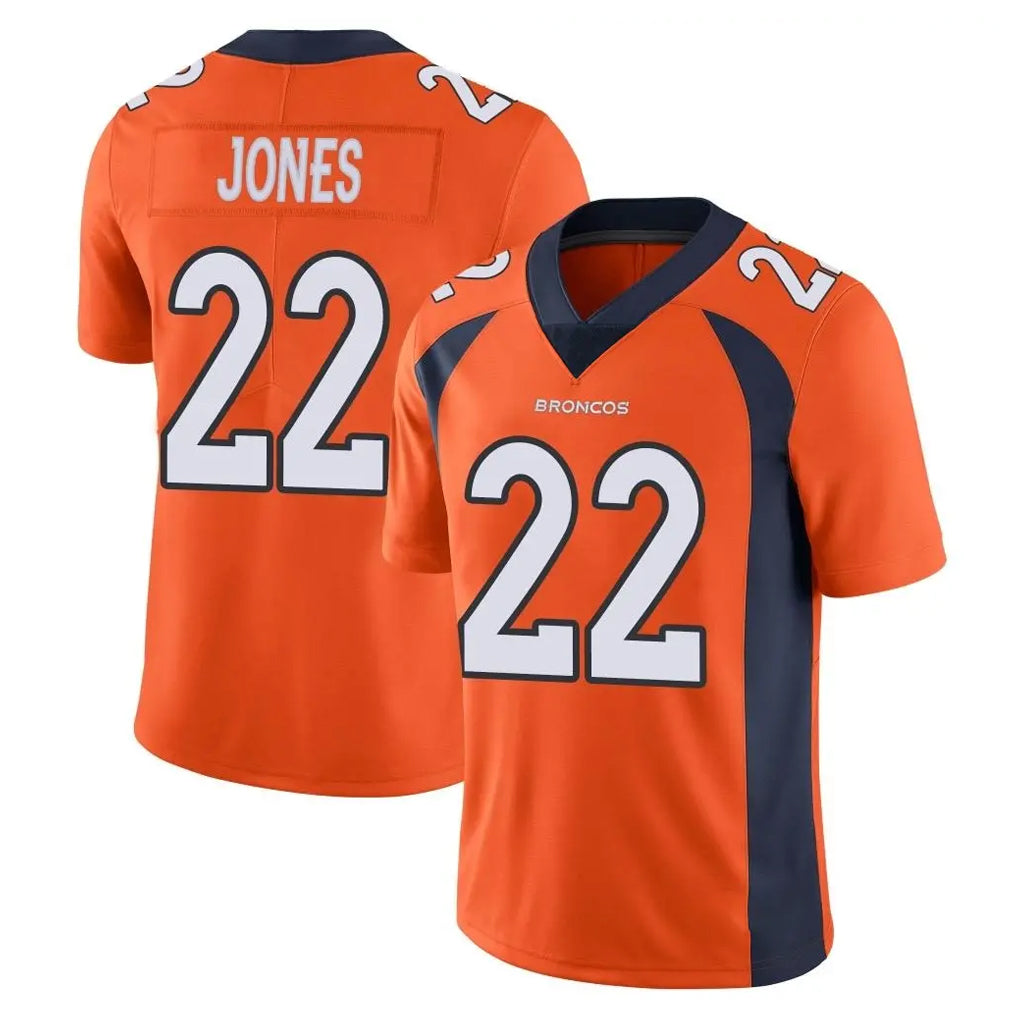 Parkc D.Broncos #22 Brandon Jones Player Orange Color Vapor Untouchable Limited Game Stitched Jerseys