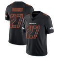 Parkc D.Broncos #27 J.K. Dobbins Player Black Impact Limited Game Stitched Jerseys