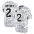 Parkc D.Broncos #2 Pat Surtain II Player Arctic Camo Salute To Service Limited Stitched Jerseys