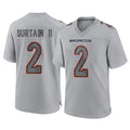 Parkc D.Broncos #2 Pat Surtain II Player Gray Atmosphere Fashion Limited Game Stitched Jerseys