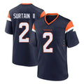 Parkc D.Broncos #2 Pat Surtain II Player Navy Home Game Stitched Jerseys