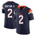 Parkc D.Broncos #2 Pat Surtain II Player Navy Limited Vapor F.U.S.E. Home Game Stitched Jerseys