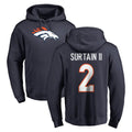 Parkc D.Broncos #2 Pat Surtain II Player Navy Pullover Hoodie Limited Stitched Jerseys