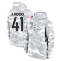 Parkc D.Broncos #41 Drew Sanders Player Arctic Camo Salute to Service Hoodies Limited Game Stitched Jerseys