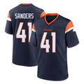Parkc D.Broncos #41 Drew Sanders Player Navy Home Game Stitched Jerseys