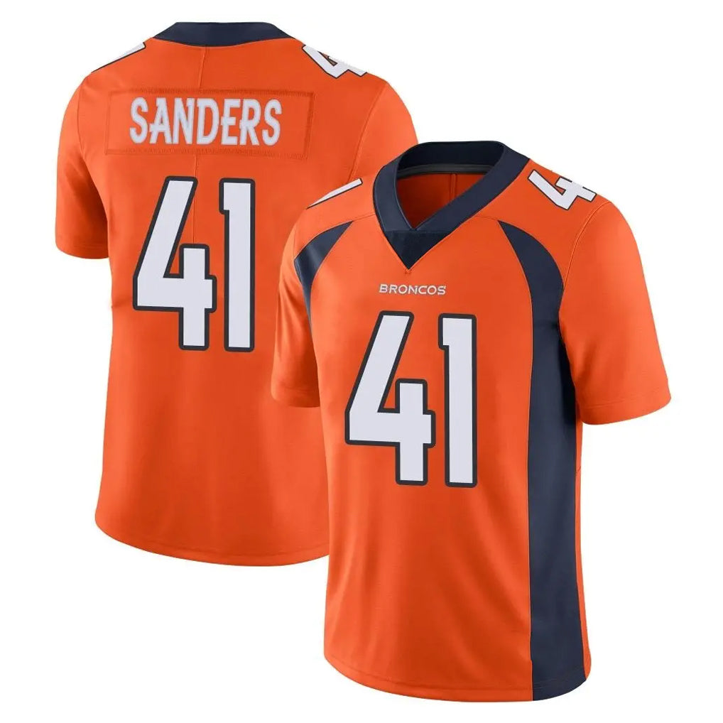 Parkc D.Broncos #41 Drew Sanders Player Orange Color Vapor Untouchable Limited Game Stitched Jerseys