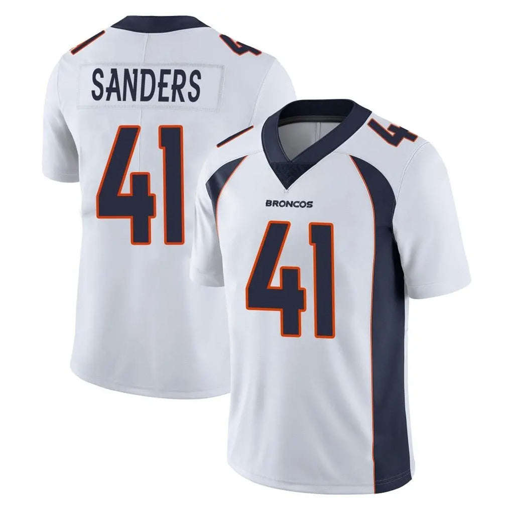 Parkc D.Broncos #41 Drew Sanders Player White Vapor Untouchable Limited Home Game Stitched Jerseys