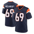Parkc D.Broncos #69 Mike McGlinchey Player Navy Home Game Stitched Jerseys