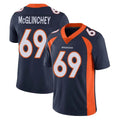 Parkc D.Broncos #69 Mike McGlinchey Player Navy Vapor Untouchable Limited Game Stitched Jerseys