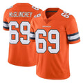 Parkc D.Broncos #69 Mike McGlinchey Player Orange Vapor Untouchable Limited Home Game Stitched Jerseys