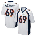 Parkc D.Broncos #69 Mike McGlinchey Player White Game Stitched Jerseys