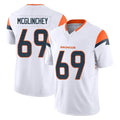 Parkc D.Broncos #69 Mike McGlinchey Player White Limited Vapor F.U.S.E. Home Game Stitched Jerseys