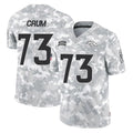 Parkc D.Broncos #73 Frank Crum Player Arctic Camo Salute To Service Limited Stitched Jerseys