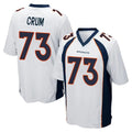 Parkc D.Broncos #73 Frank Crum Player White Game Stitched Jerseys