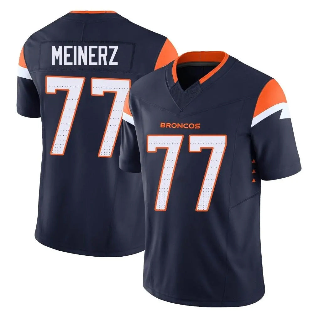 Parkc D.Broncos #77 Quinn Meinerz Player Navy Limited Vapor F.U.S.E. Home Game Stitched Jerseys