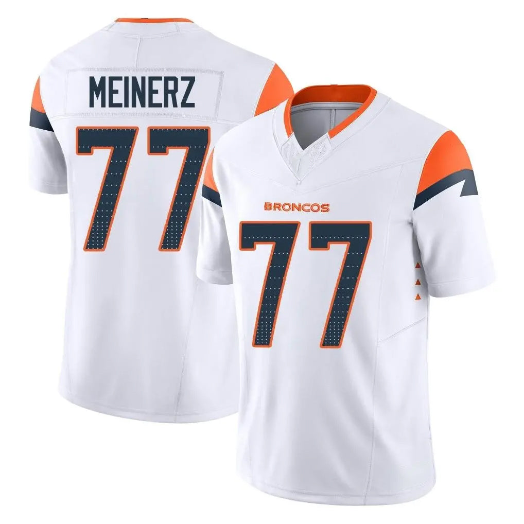 Parkc D.Broncos #77 Quinn Meinerz Player White Limited Vapor F.U.S.E. Home Game Stitched Jerseys