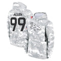 Parkc D.Broncos #99 Zach Allen Player Arctic Camo Salute to Service Hoodies Limited Game Stitched Jerseys