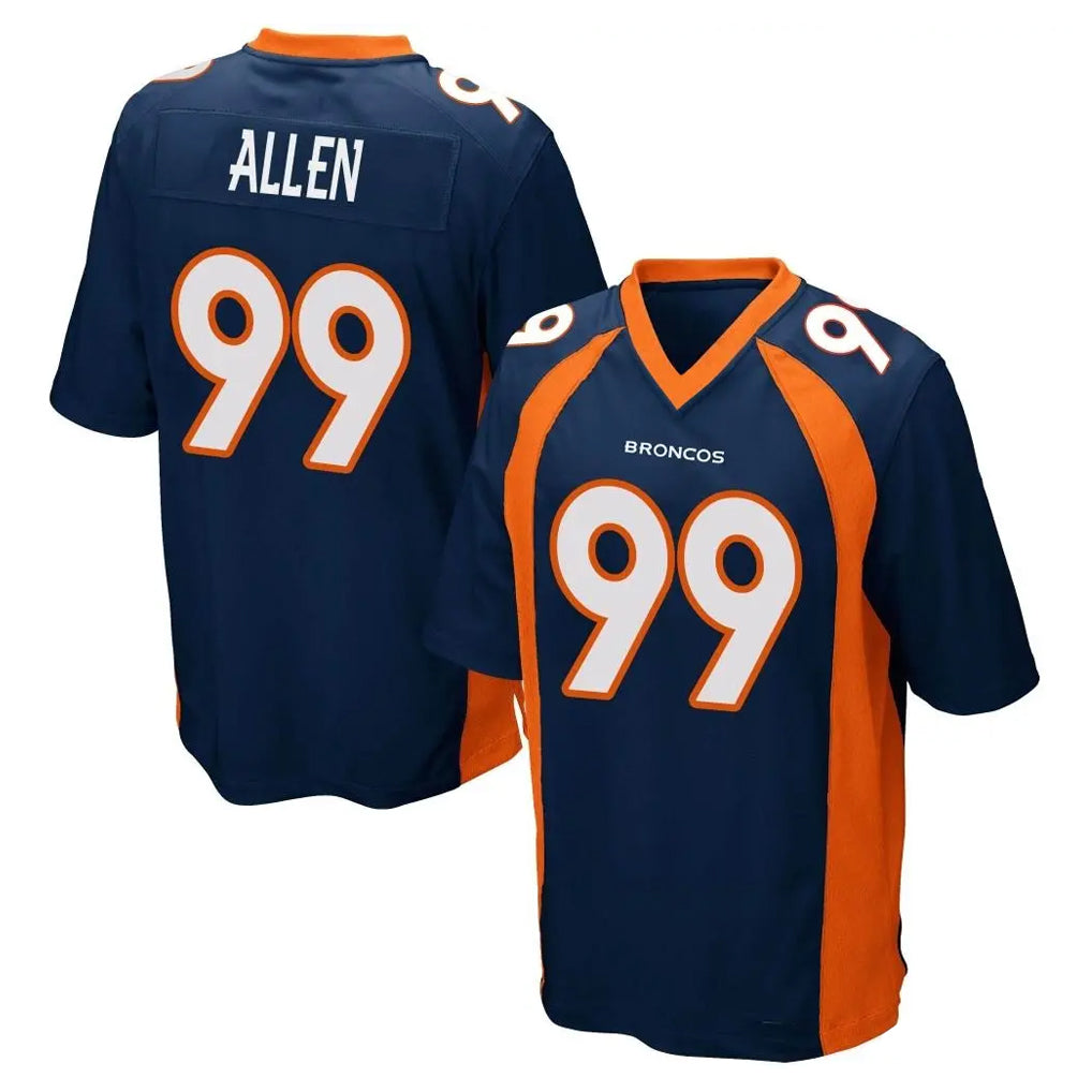 Parkc D.Broncos #99 Zach Allen Player Navy Game Stitched Jerseys