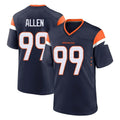 Parkc D.Broncos #99 Zach Allen Player Navy Home Game Stitched Jerseys
