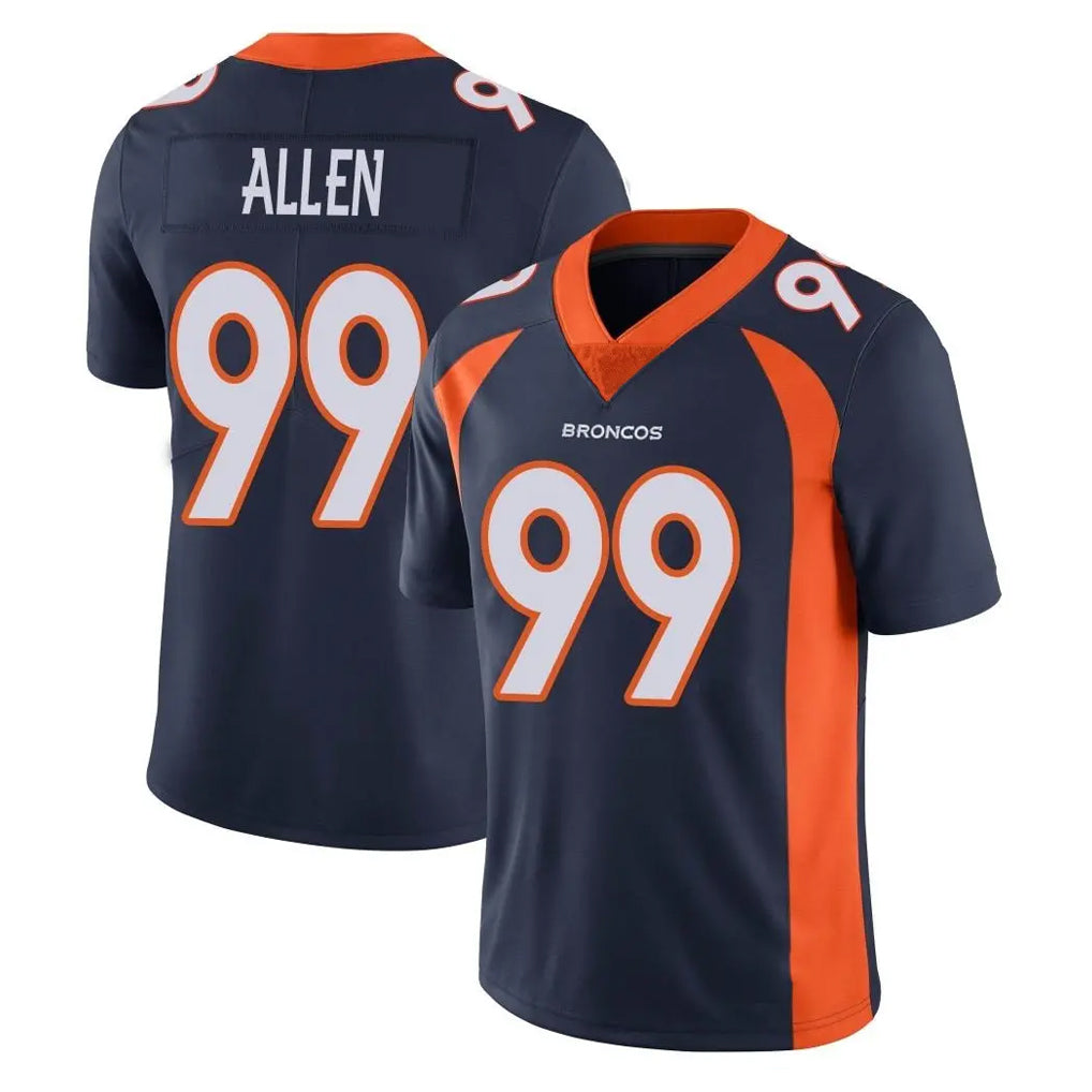 Parkc D.Broncos #99 Zach Allen Player Navy Vapor Untouchable Limited Game Stitched Jerseys