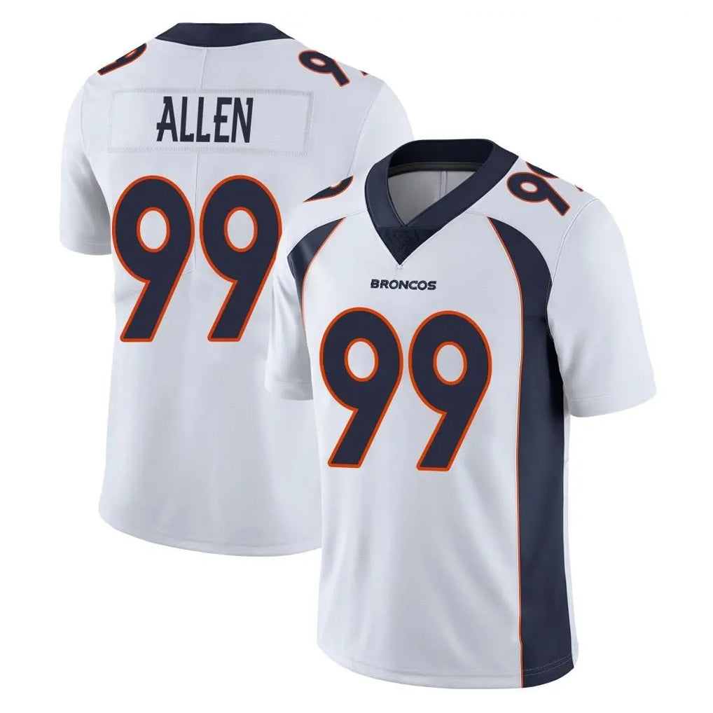 Parkc D.Broncos #99 Zach Allen Player White Vapor Untouchable Limited Home Game Stitched Jerseys