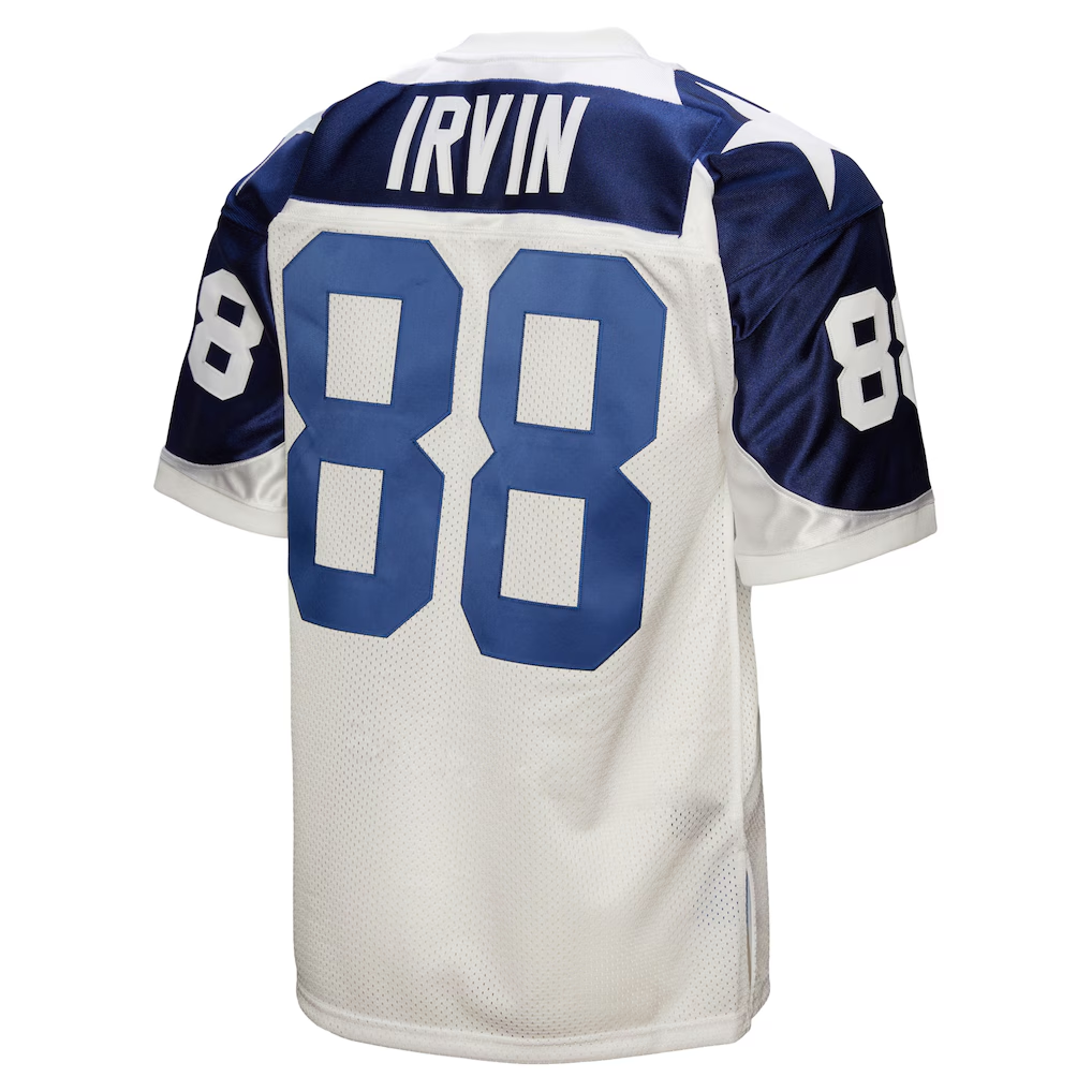 Parkc D.Cowboys 1994 #88 Michael Irvin Mitchell & Ness White Authentic Throwback Retired Player Jersey