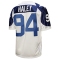 Parkc D.Cowboys 1994 #94 Charles Haley Mitchell & Ness White Authentic Throwback Retired Player Stitched Puhic Jersey