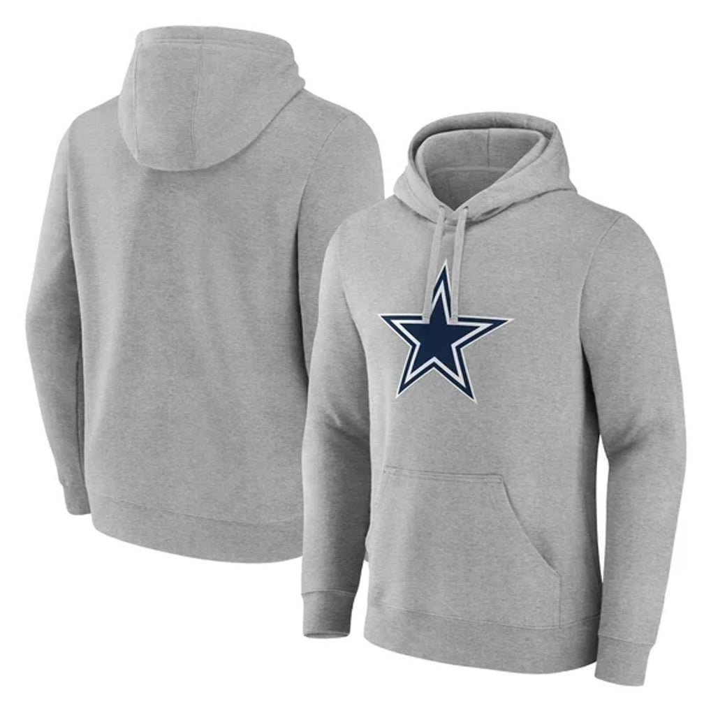 Parkc D.Cowboys Gray Pullover Hoodies Limited Blank Player Stitched Jerseys