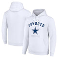 Parkc D.Cowboys White Pullover Hoodies Limited Blank Player Stitched Jerseys