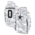 Parkc D.Cowboys #0 DeMarvion Overshown Player Arctic Camo Salute to Service Hoodies Limited Game Stitched Jerseys