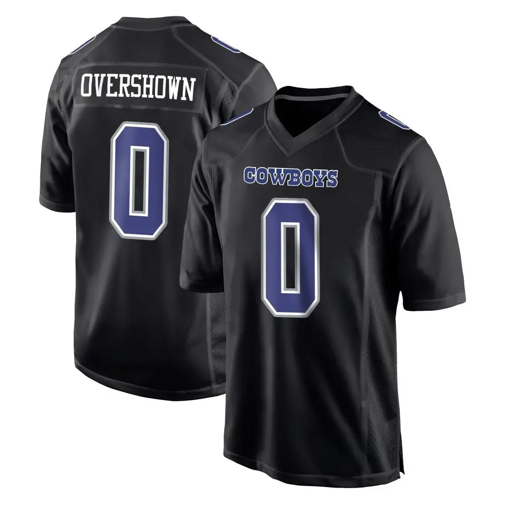 Parkc D.Cowboys #0 DeMarvion Overshown Player Carbon Black Fashion Home Game Stitched Jerseys