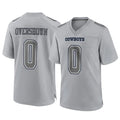 Parkc D.Cowboys #0 DeMarvion Overshown Player Gray Atmosphere Fashion Home Game Stitched Jerseys