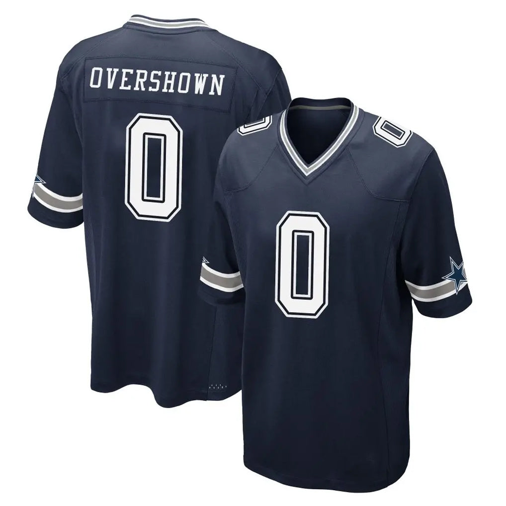 Parkc D.Cowboys #0 DeMarvion Overshown Player Navy Home Game Stitched Jerseys