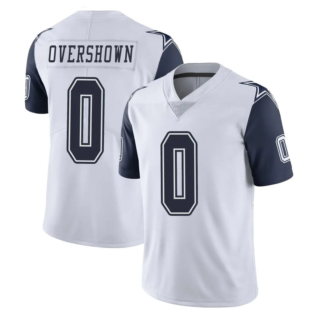 Parkc D.Cowboys #0 DeMarvion Overshown Player White-Navy Limited Color Rush Vapor Untouchable Home Game Stitched Jerseys