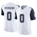 Parkc D.Cowboys #0 DeMarvion Overshown Player White-Navy Limited Vapor F.U.S.E. Home Game Stitched Jerseys