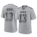 Parkc D.Cowboys #13 Caleb Downs Player Gray Atmosphere Fashion Home Game Stitched Jerseys