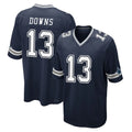 Parkc D.Cowboys #13 Caleb Downs Player Navy Home Game Stitched Jerseys