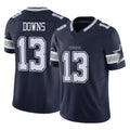 Parkc D.Cowboys #13 Caleb Downs Player Navy Limited Vapor F.U.S.E. Home Game Stitched Jerseys