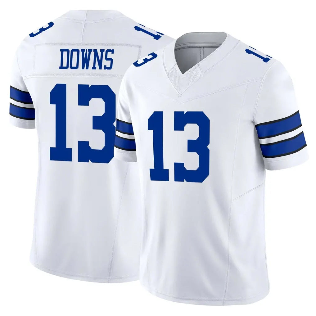 Parkc D.Cowboys #13 Caleb Downs Player White Limited Vapor F.U.S.E. Home Game Stitched Jerseys