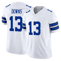 Parkc D.Cowboys #13 Caleb Downs Player White Limited Vapor F.U.S.E. Home Game Stitched Jerseys