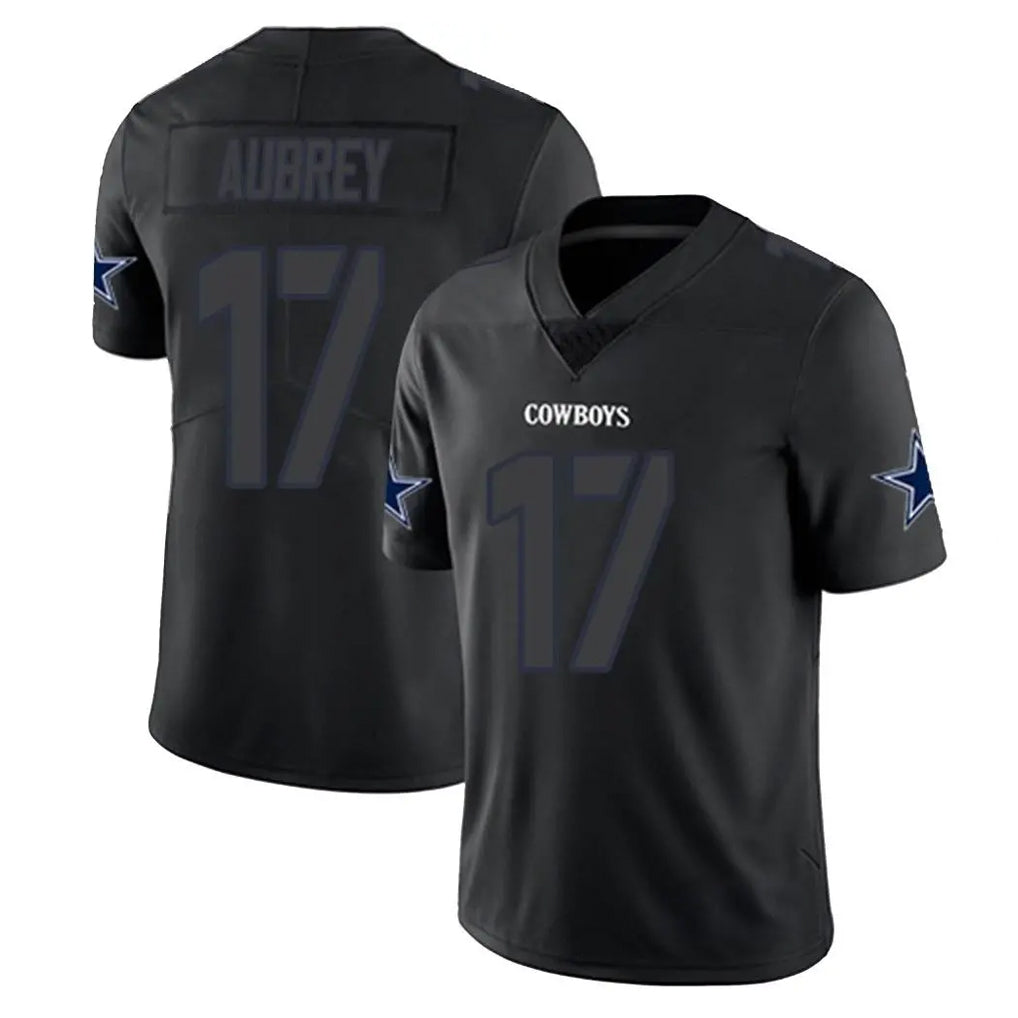 Parkc D.Cowboys #17 Brandon Aubrey Player Black Impact Limited Home Game Stitched Jerseys