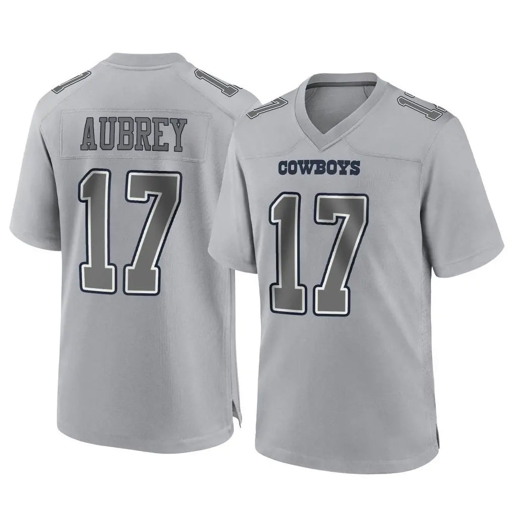Parkc D.Cowboys #17 Brandon Aubrey Player Gray Atmosphere Fashion Home Game Stitched Jerseys