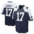 Parkc D.Cowboys #17 Brandon Aubrey Player Navy-White Alternate Home Game Stitched Jerseys