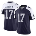 Parkc D.Cowboys #17 Brandon Aubrey Player Navy-White Limited Alternate Vapor F.U.S.E. Home Game Stitched Jerseys
